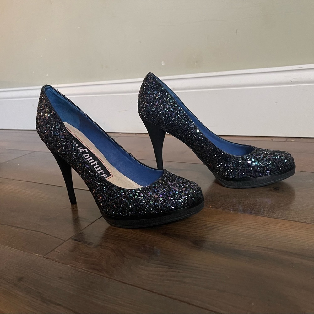 Sparkling Juicy Couture 4” heels - Picture 10 of 14